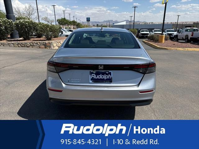 new 2025 Honda Accord car, priced at $29,445