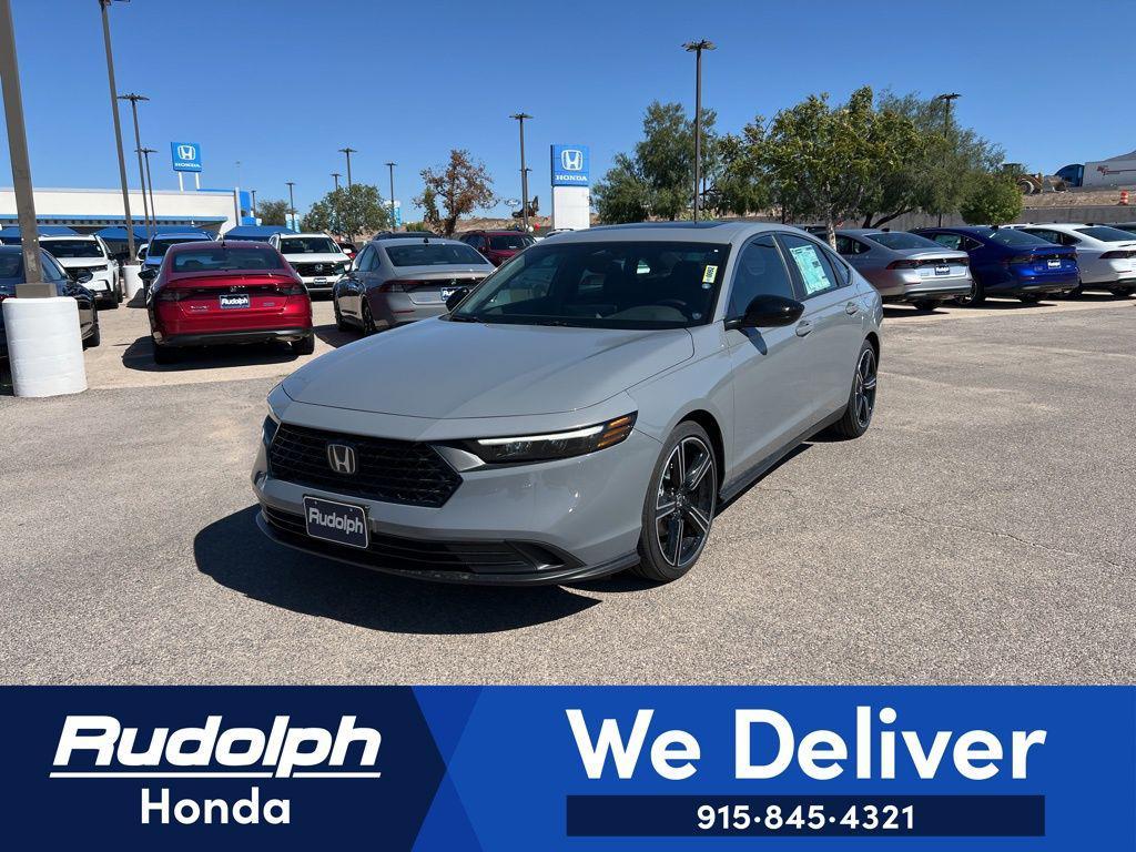 new 2025 Honda Accord Hybrid car, priced at $33,755