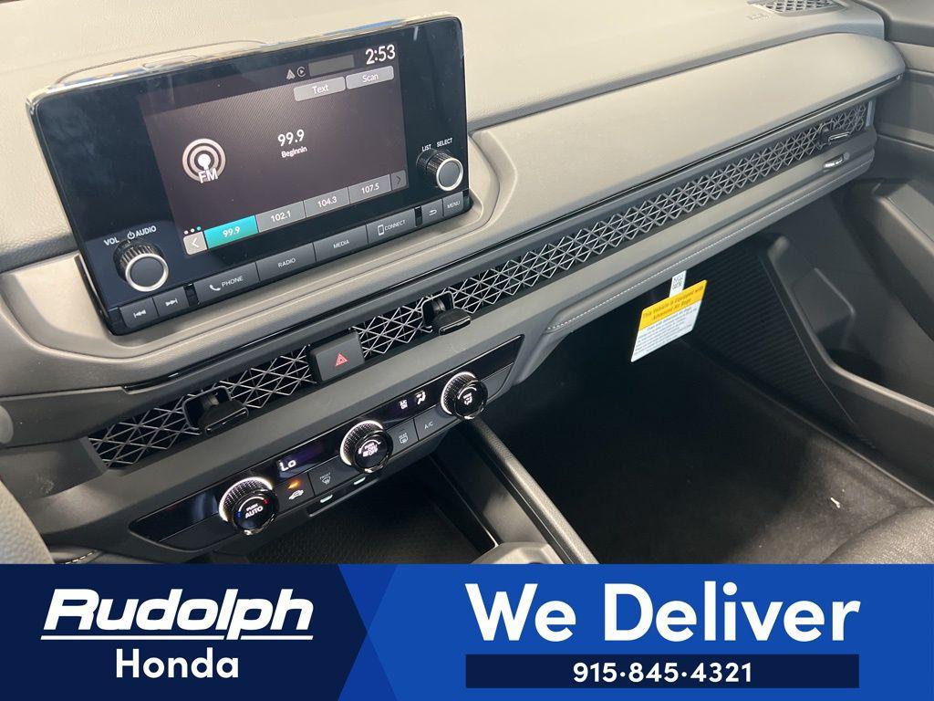 new 2025 Honda Accord car, priced at $29,490