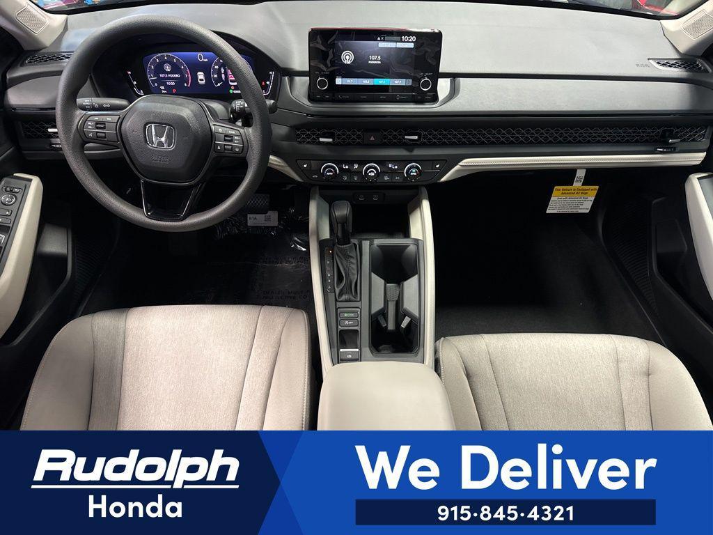 new 2025 Honda Accord car, priced at $30,806