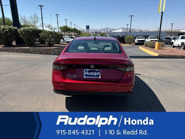 new 2025 Honda Accord car, priced at $32,165