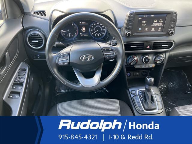 used 2021 Hyundai Kona car, priced at $20,000