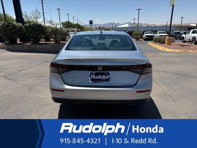 new 2025 Honda Accord car, priced at $29,445