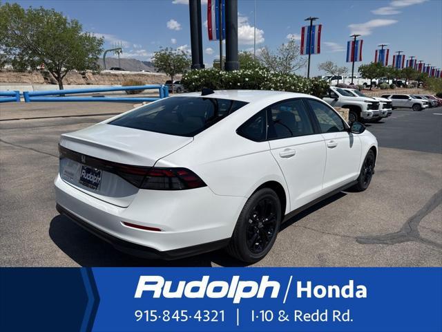 new 2025 Honda Accord car, priced at $32,165