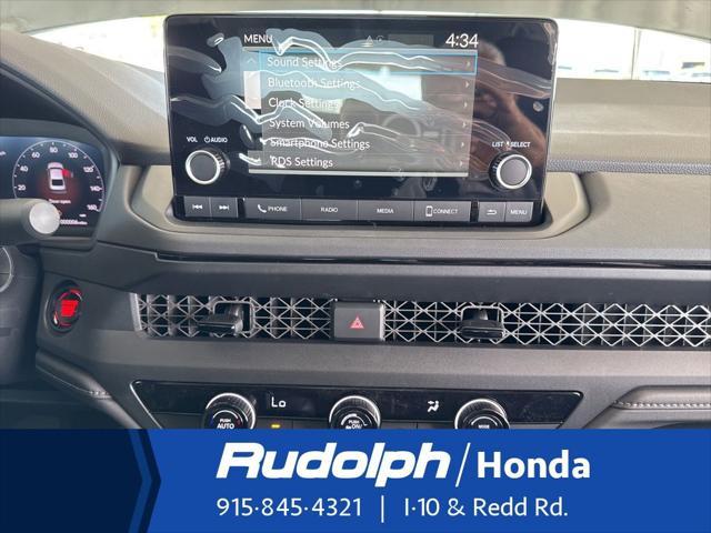 new 2025 Honda Accord car, priced at $29,445