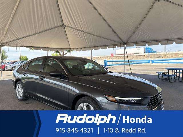new 2025 Honda Accord car, priced at $29,445