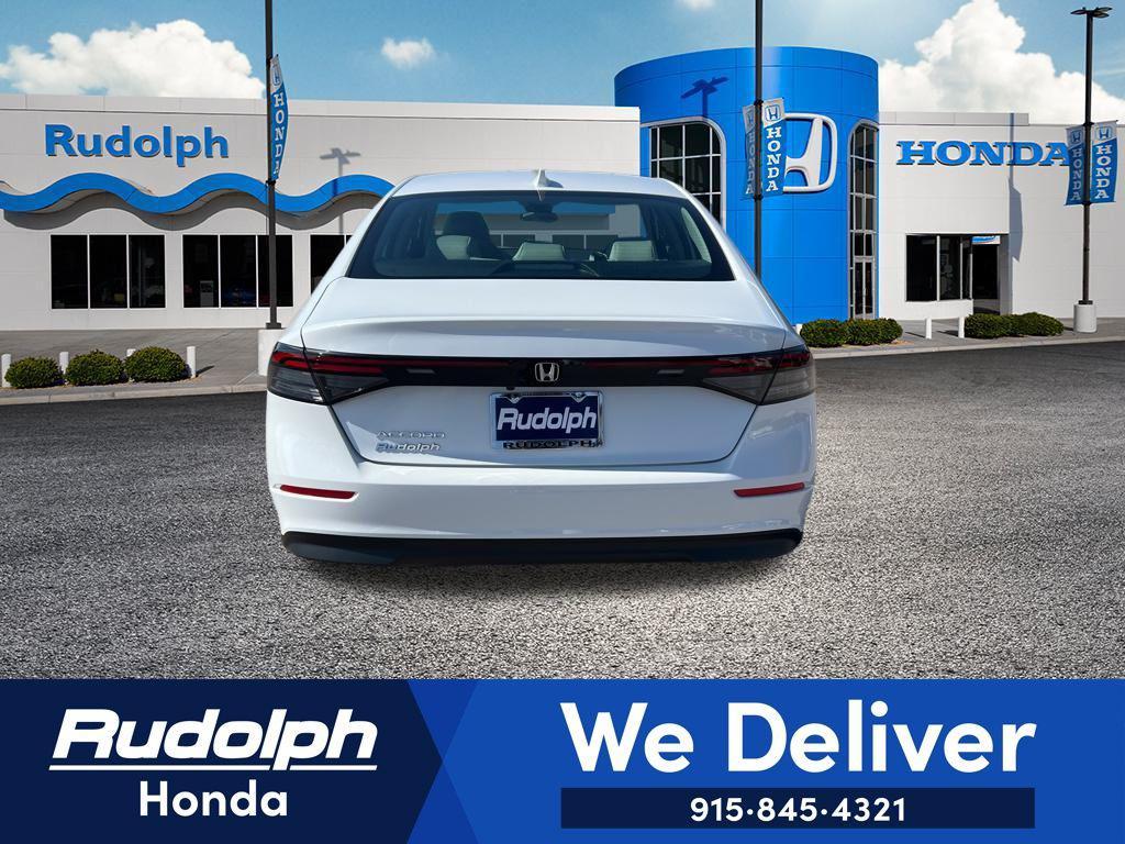 new 2025 Honda Accord car, priced at $29,945