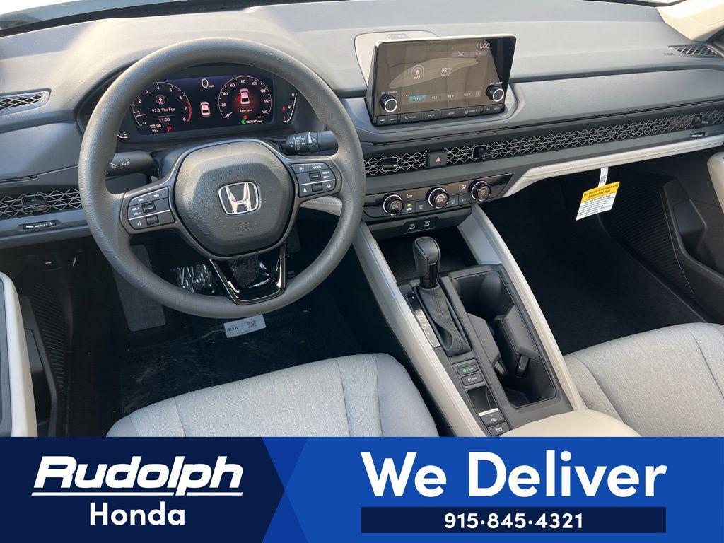 new 2025 Honda Accord car, priced at $29,945