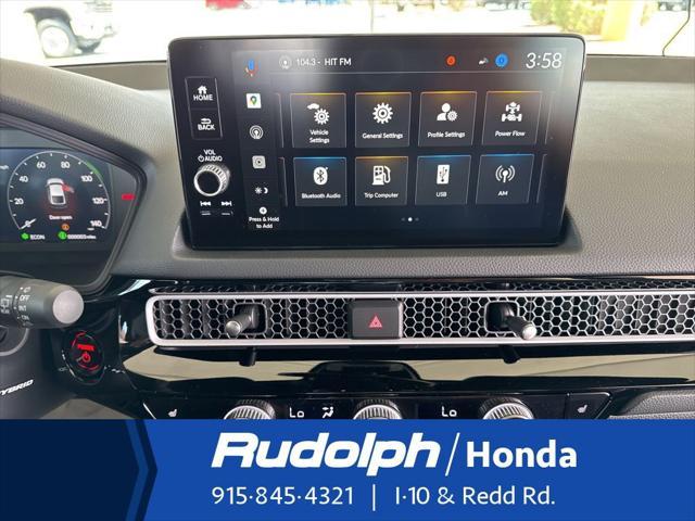 new 2025 Honda Civic Hybrid car, priced at $34,755