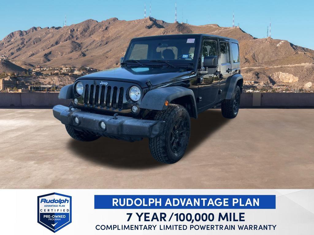 used 2017 Jeep Wrangler Unlimited car, priced at $19,876