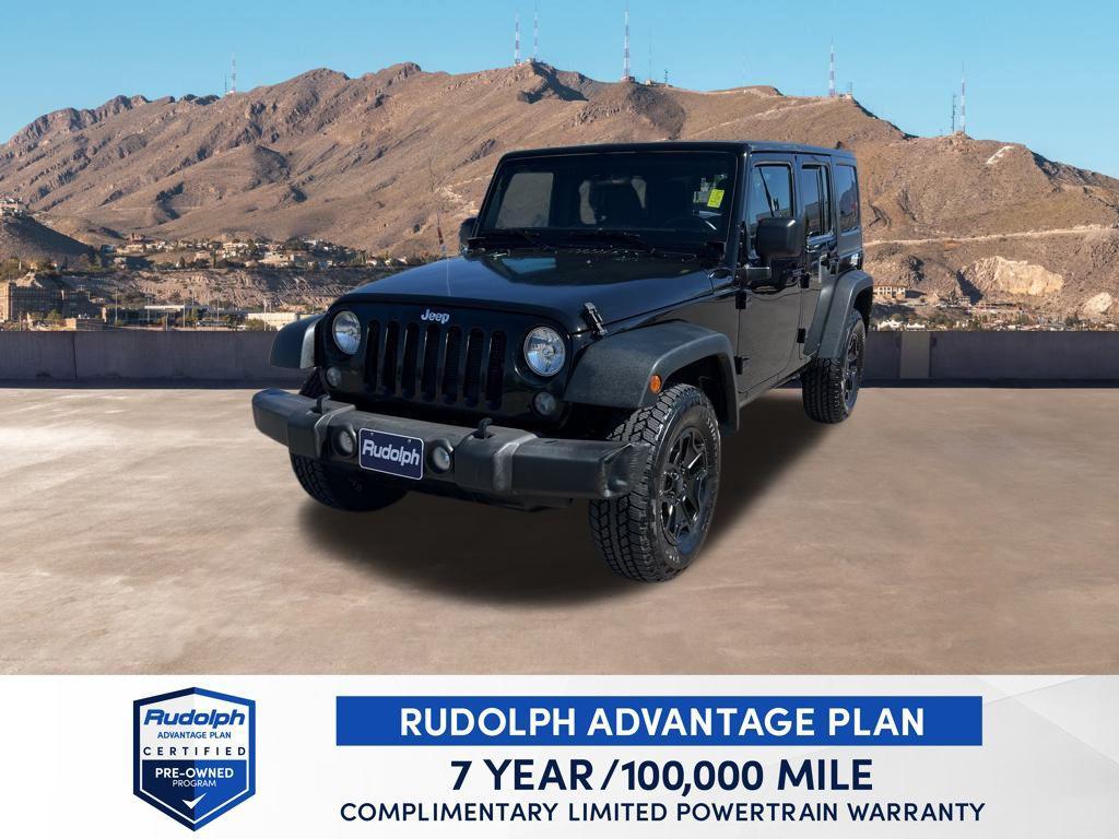 used 2017 Jeep Wrangler Unlimited car, priced at $19,677