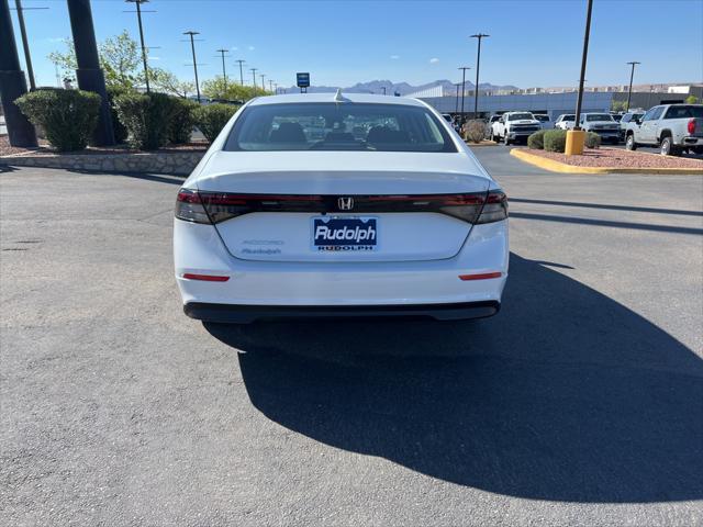 new 2024 Honda Accord car, priced at $31,460