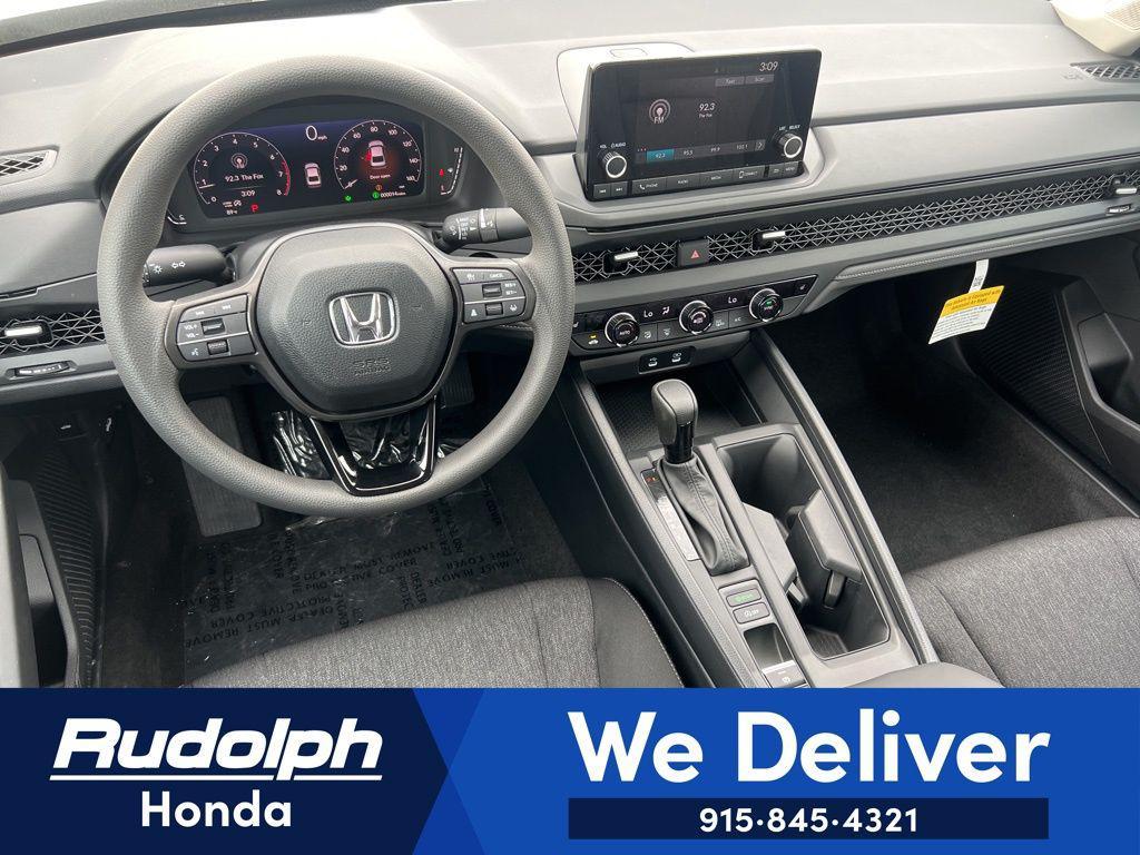 new 2025 Honda Accord car, priced at $31,755