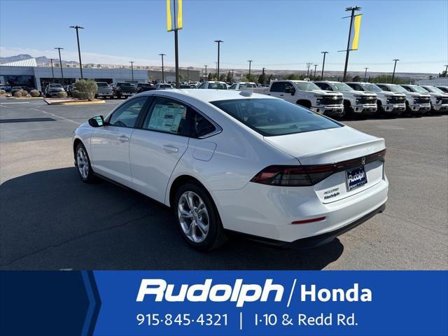 new 2025 Honda Accord car, priced at $29,900