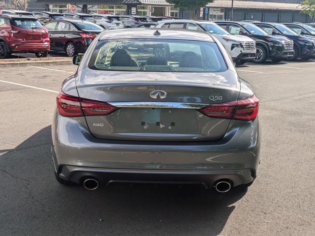 new 2024 INFINITI Q50 car, priced at $46,890