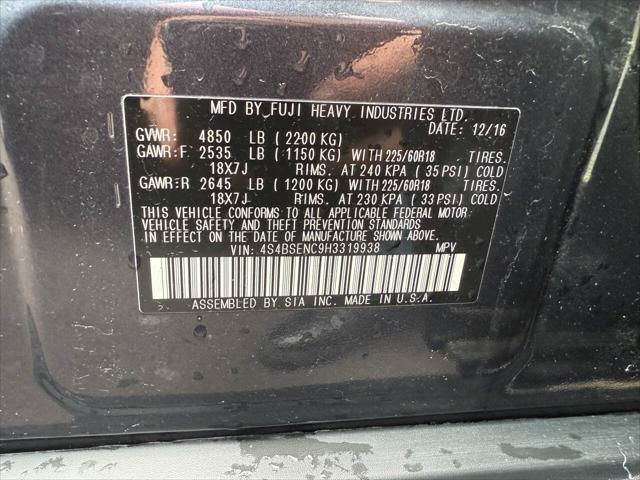 used 2017 Subaru Outback car, priced at $17,999