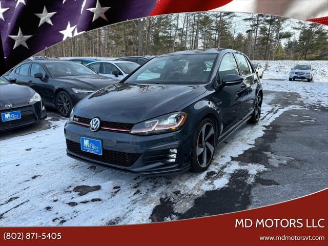 used 2018 Volkswagen Golf GTI car, priced at $19,999