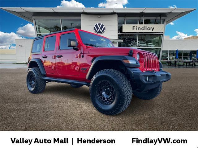 used 2021 Jeep Wrangler Unlimited car, priced at $30,900