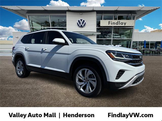 used 2021 Volkswagen Atlas car, priced at $28,900