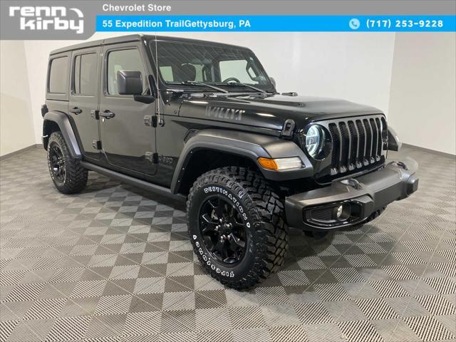 used 2021 Jeep Wrangler car, priced at $32,500
