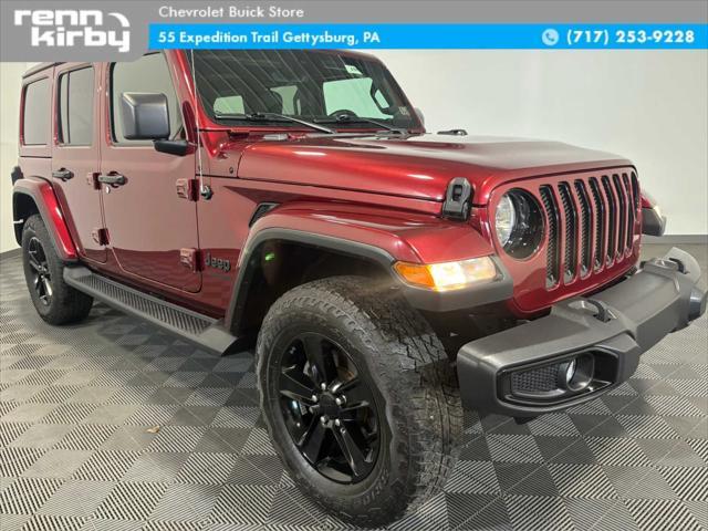 used 2021 Jeep Wrangler Unlimited car, priced at $35,400