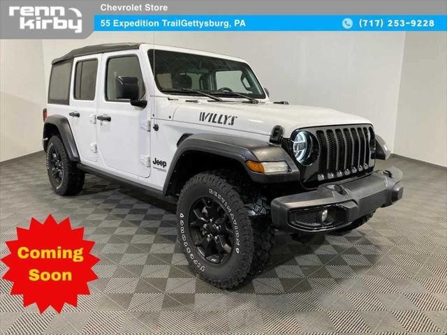 used 2021 Jeep Wrangler car, priced at $34,900
