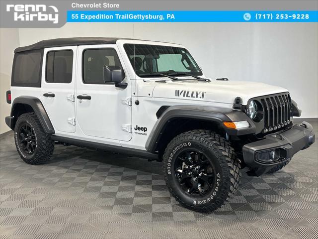 used 2021 Jeep Wrangler car, priced at $34,900