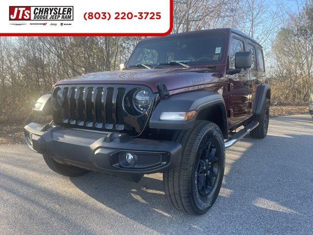 used 2021 Jeep Wrangler Unlimited car, priced at $31,990