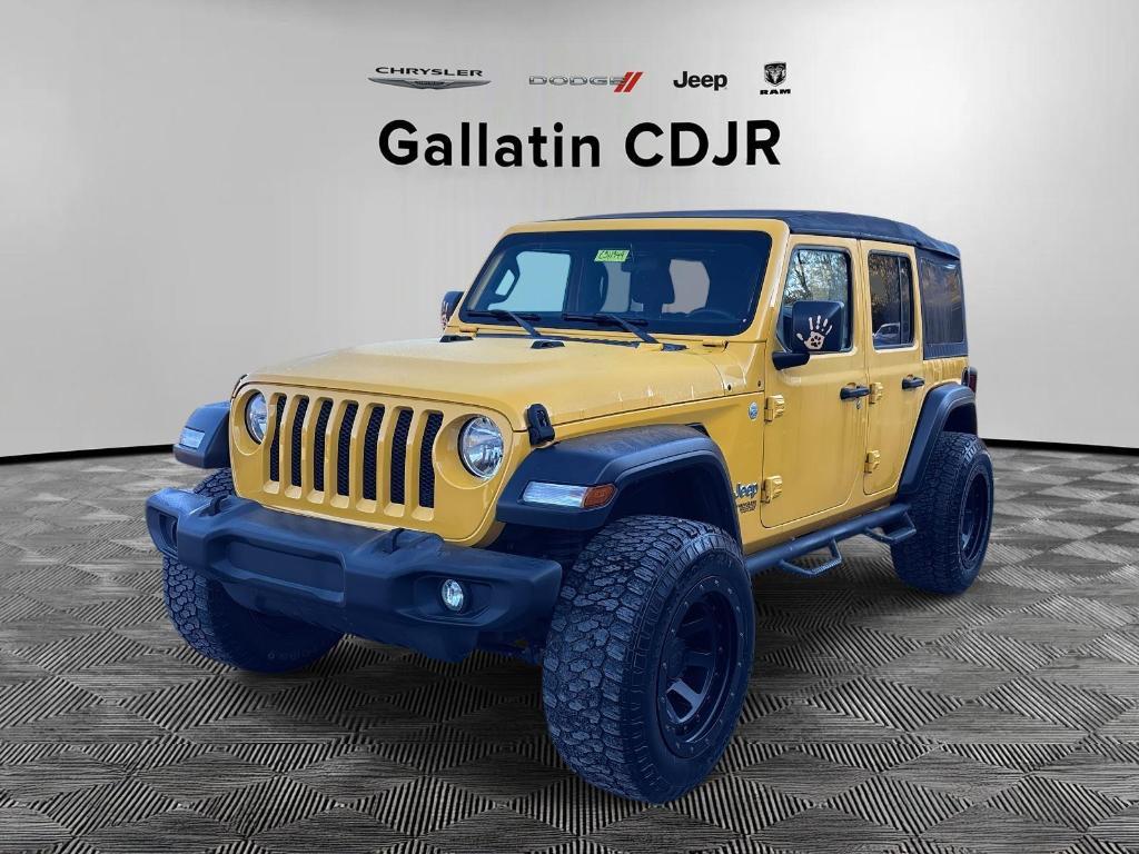 used 2019 Jeep Wrangler Unlimited car, priced at $28,477