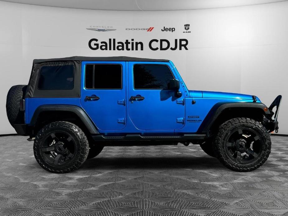 used 2015 Jeep Wrangler Unlimited car, priced at $22,550