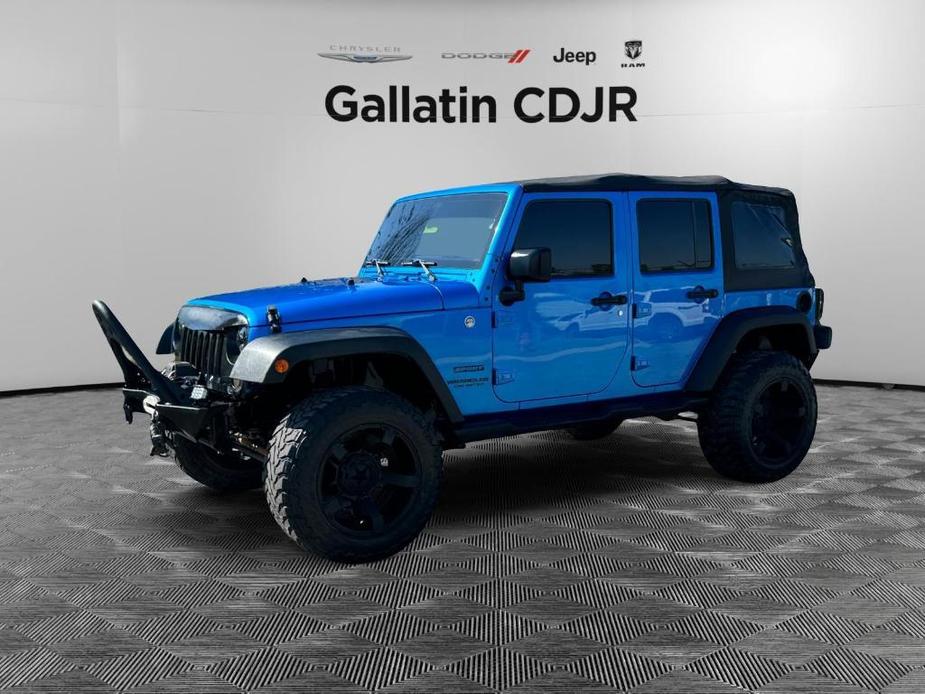 used 2015 Jeep Wrangler Unlimited car, priced at $22,550