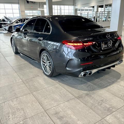 new 2025 Mercedes-Benz AMG C 43 car, priced at $50,885