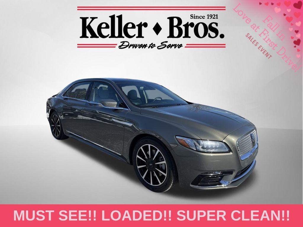 used 2017 Lincoln Continental car, priced at $29,932