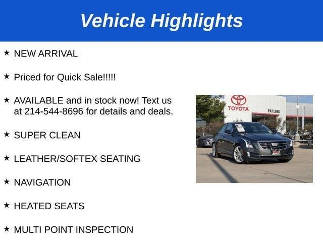 used 2017 Cadillac ATS car, priced at $16,981