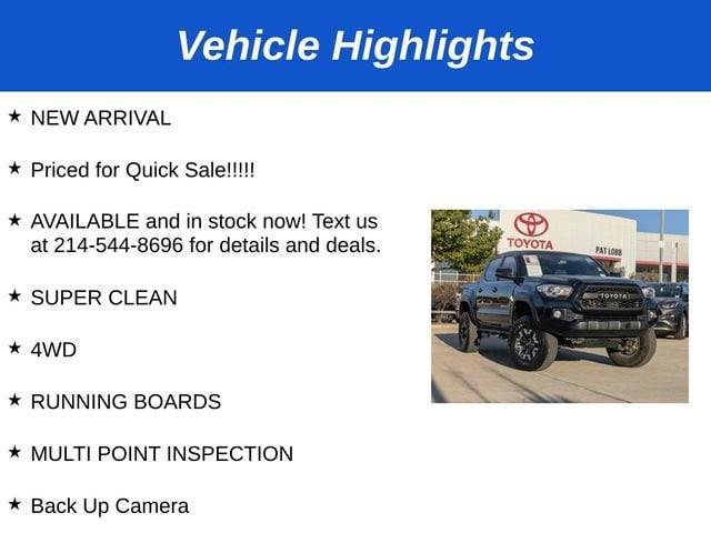 used 2019 Toyota Tacoma car, priced at $35,482