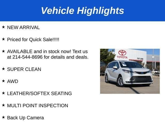 used 2022 Toyota Sienna car, priced at $46,982