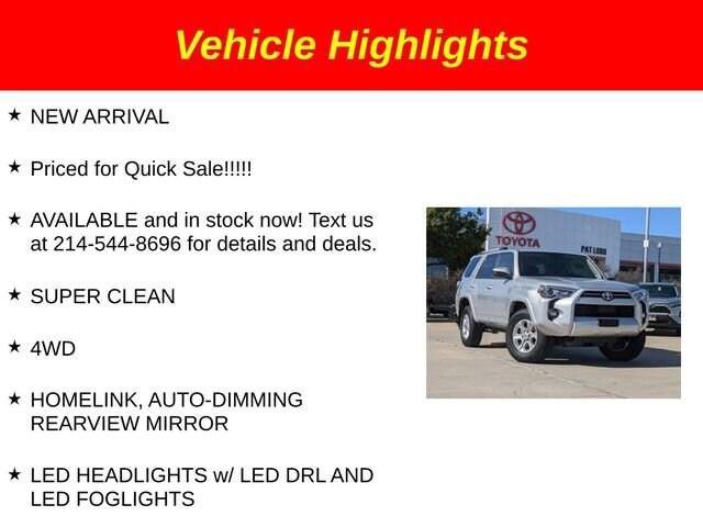 used 2024 Toyota 4Runner car, priced at $41,684