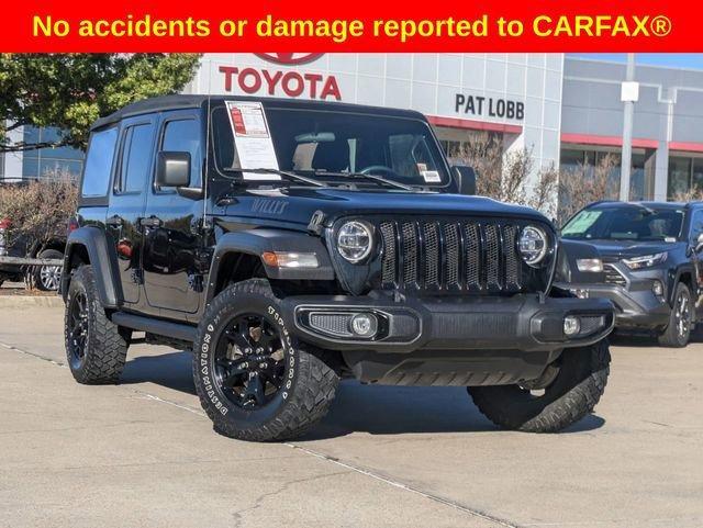 used 2021 Jeep Wrangler Unlimited car, priced at $26,624