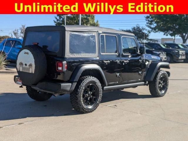 used 2021 Jeep Wrangler Unlimited car, priced at $26,624