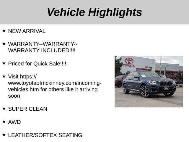 used 2020 BMW X4 car, priced at $33,275