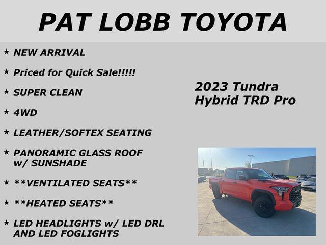 used 2023 Toyota Tundra Hybrid car, priced at $61,679