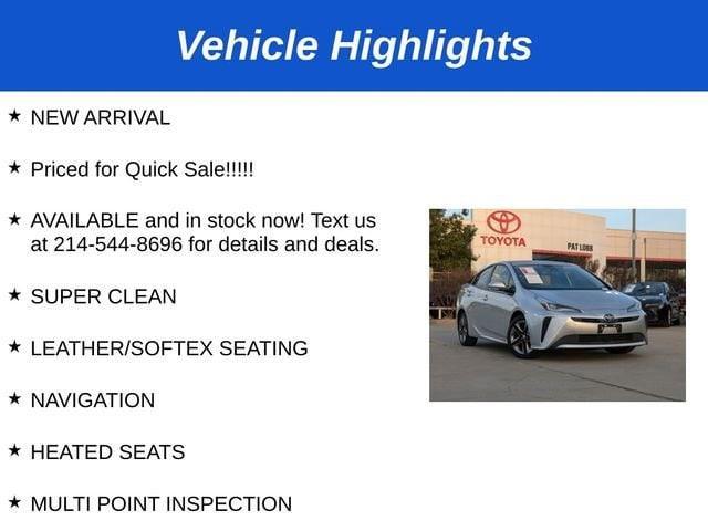 used 2019 Toyota Prius car, priced at $27,481