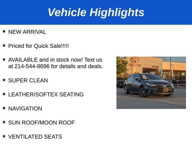 used 2016 Toyota Avalon car, priced at $14,983