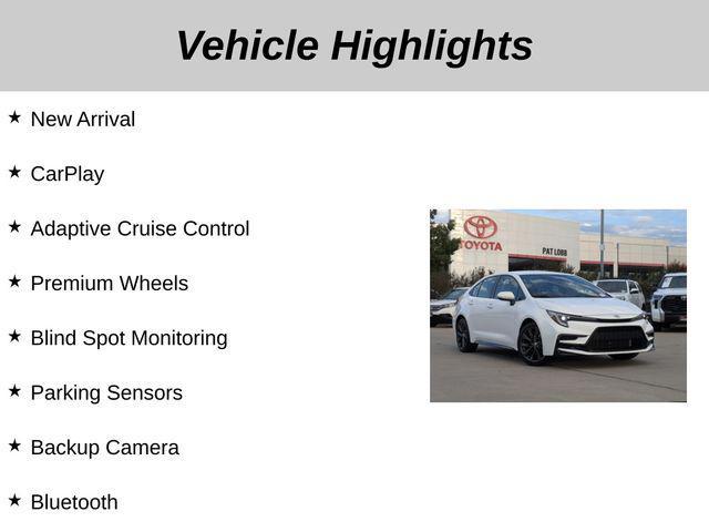 used 2024 Toyota Corolla car, priced at $23,979