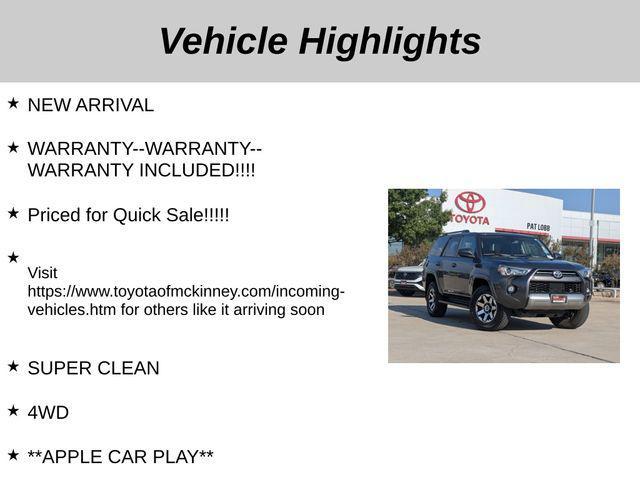 used 2022 Toyota 4Runner car, priced at $37,573