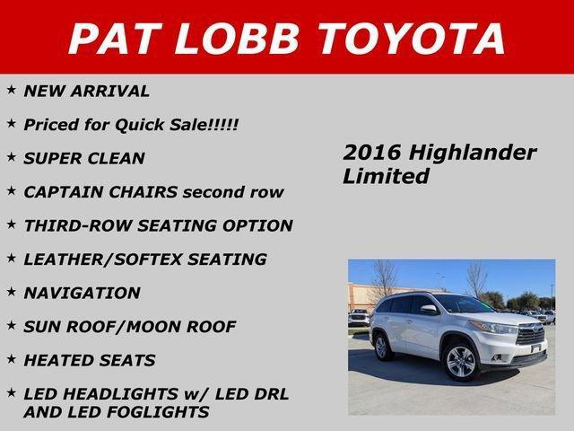 used 2016 Toyota Highlander car, priced at $16,981