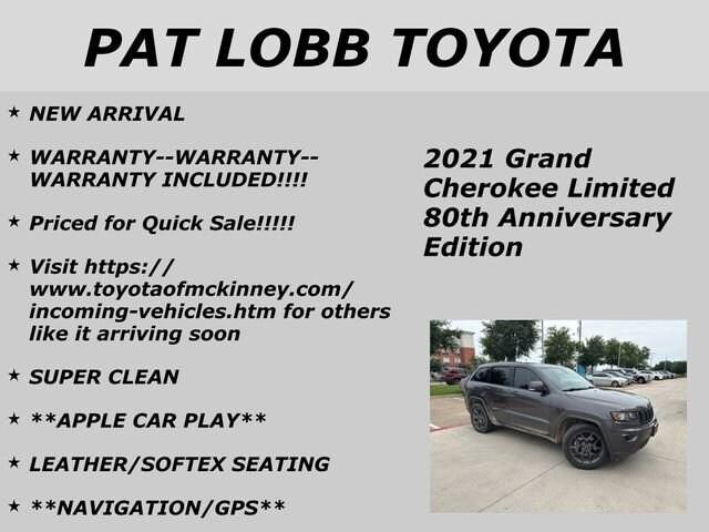 used 2021 Jeep Grand Cherokee car, priced at $25,288