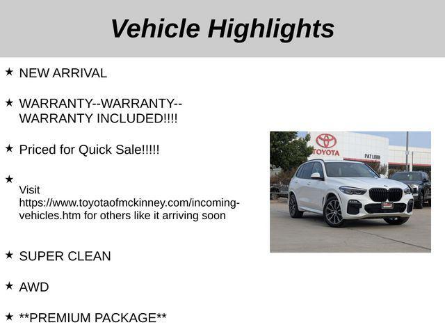used 2021 BMW X5 car, priced at $33,040