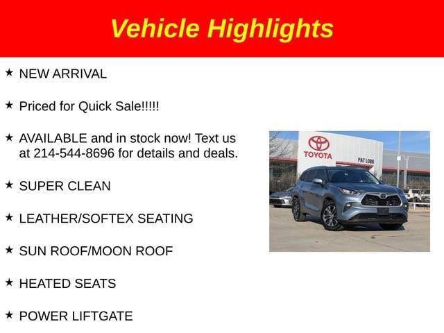 used 2020 Toyota Highlander car, priced at $26,432