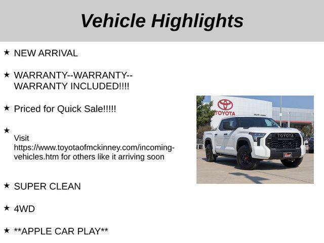 used 2023 Toyota Tundra Hybrid car, priced at $63,244